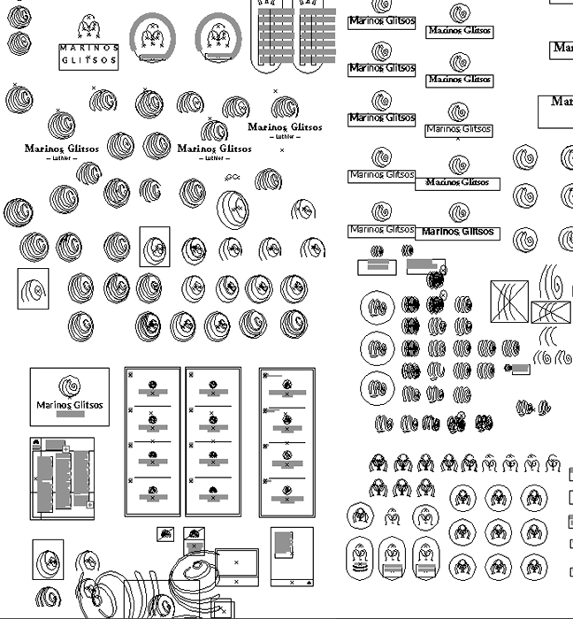 Digital logo iterations